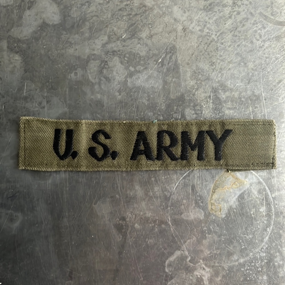 U.S. ARMY embroidered tape patch - Vintage